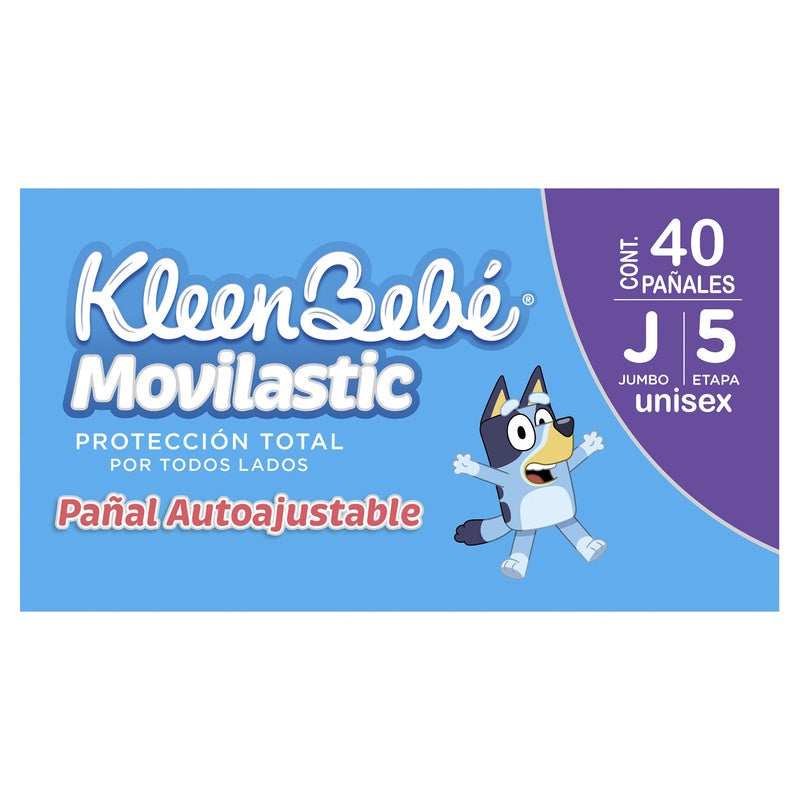 Pañal Kleen Bebe Movilastic Jumbo Con 40 Etapa 5 7506425661879