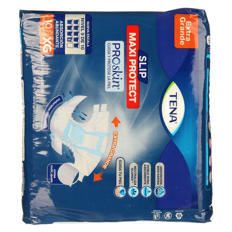 Pañal Tena Slip Maxi Prot Xtragrande Con 10 7501019060458 perfil 2
