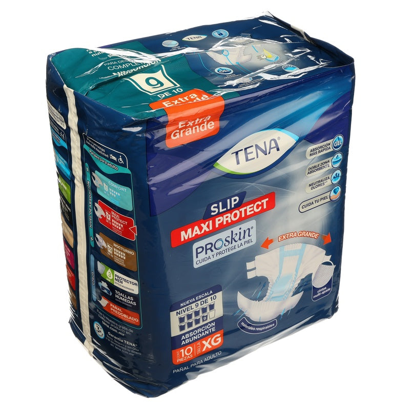 Pañal Tena Slip Maxi Prot Xtragrande Con 10 7501019060458 perfil 4