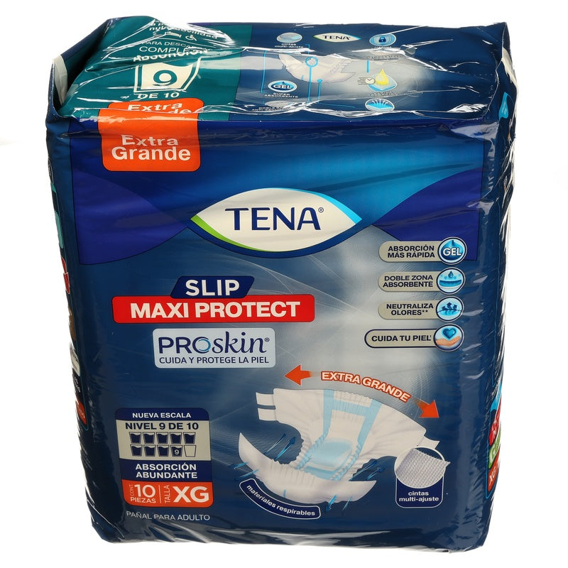Pañal Tena Slip Maxi Prot Xtragrande Con 10 7501019060458 perfil 7