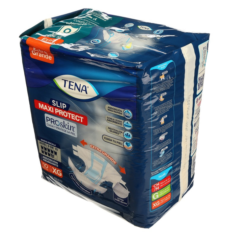 Pañal Tena Slip Maxi Prot Xtragrande Con 10 7501019060458 perfil 8