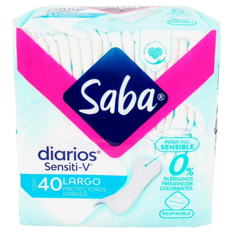 Panty Protectores Saba Sensiti-V Largo Con 40 7501019040351 perfil 6