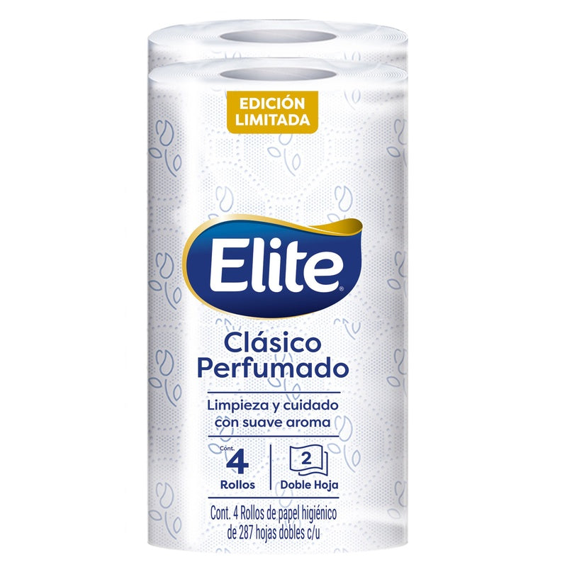 Papel Higienico Elite Lavanda Con 4 Rollos 7502247333116