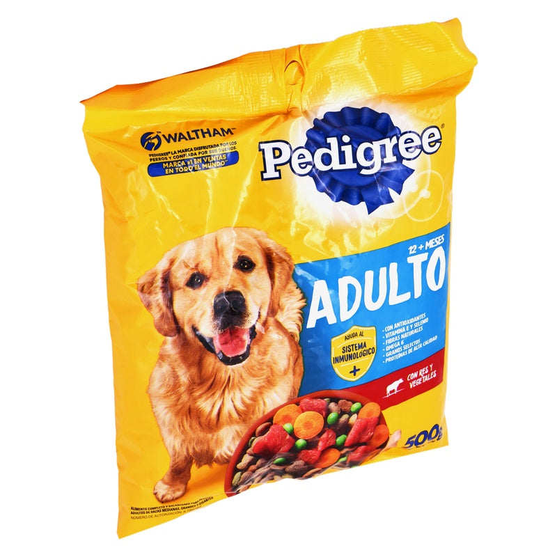 Pedigree Adulto Purpose Res Y Vegetales 500 G 7506174514716