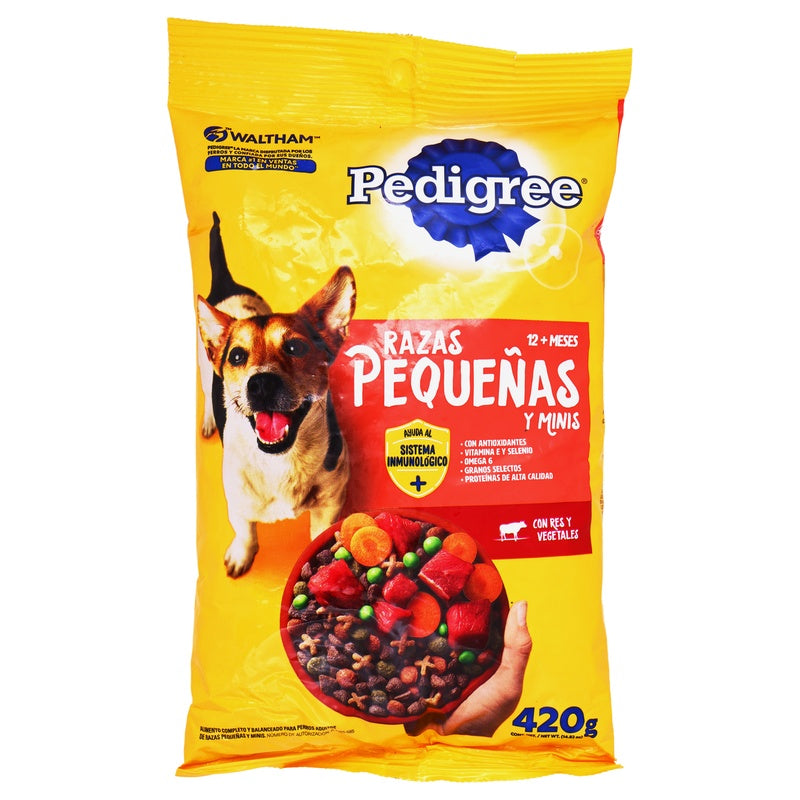 Pedigree Razas Pequeñas Purpose 420 G 7506174514761
