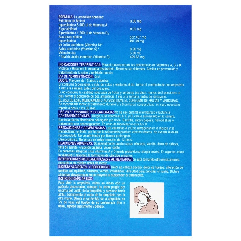 Pisavit-Rdx Solucion Oral 1X3 Ml Ampolleta 7502268541736 perfil 4