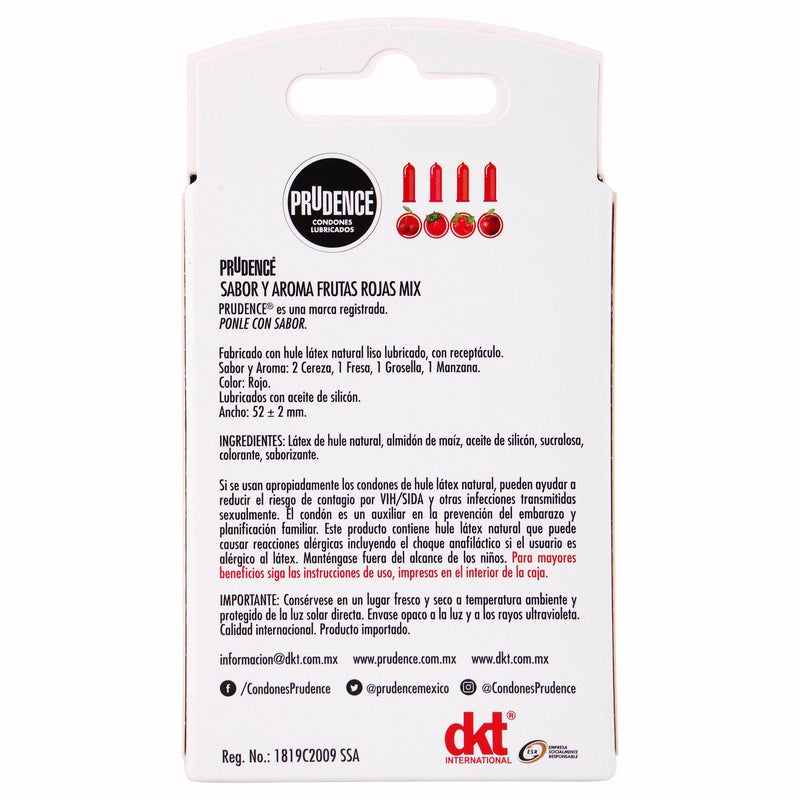Preservativo Prudence Frutas Rojas Mix Con 5 7502214980312 perfil 14