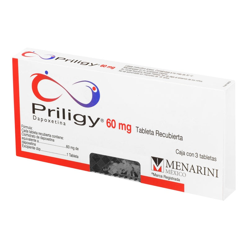 Priligy 60 Mg Con 3 Tabletas Recubiertas 7503013834011  perfil 3