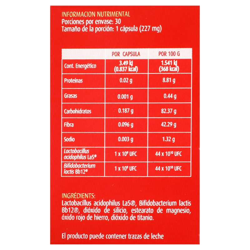 Probiolog Max Suplemento Alimenticio Con 30 Capsulas 3760001041019 perfil 2