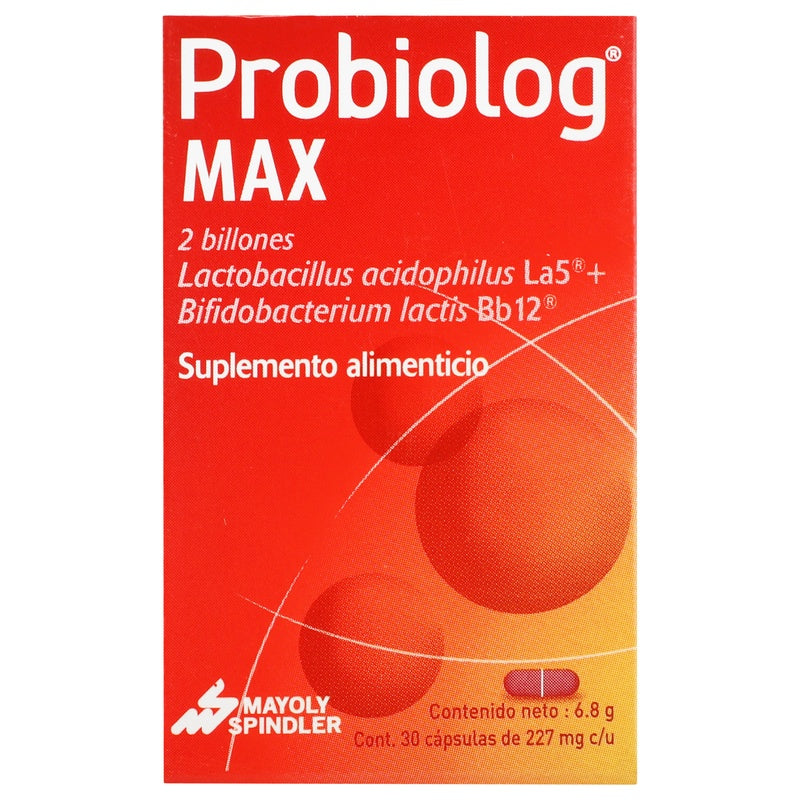 Probiolog Max Suplemento Alimenticio Con 30 Capsulas 3760001041019 perfil 5
