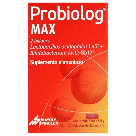 Probiolog Max Suplemento Alimenticio Con 30 Capsulas 3760001041019 perfil 6