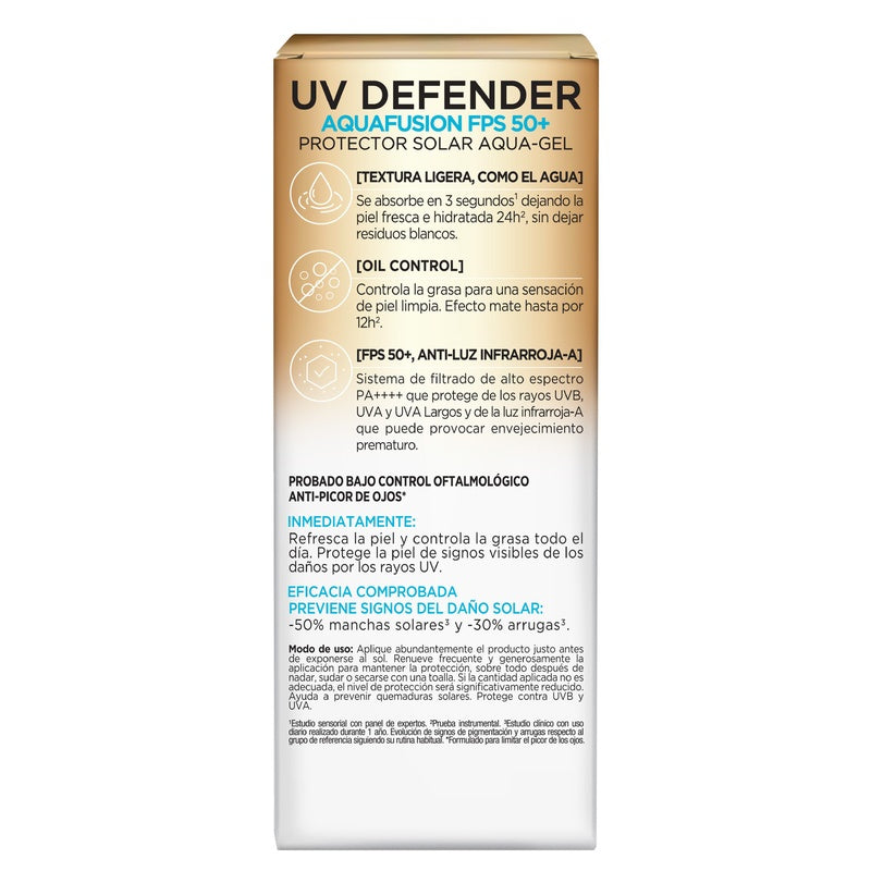 Protector Solar Loreal Uv Defender Aquafusion 50 Ml 7509552962598 perfil 2
