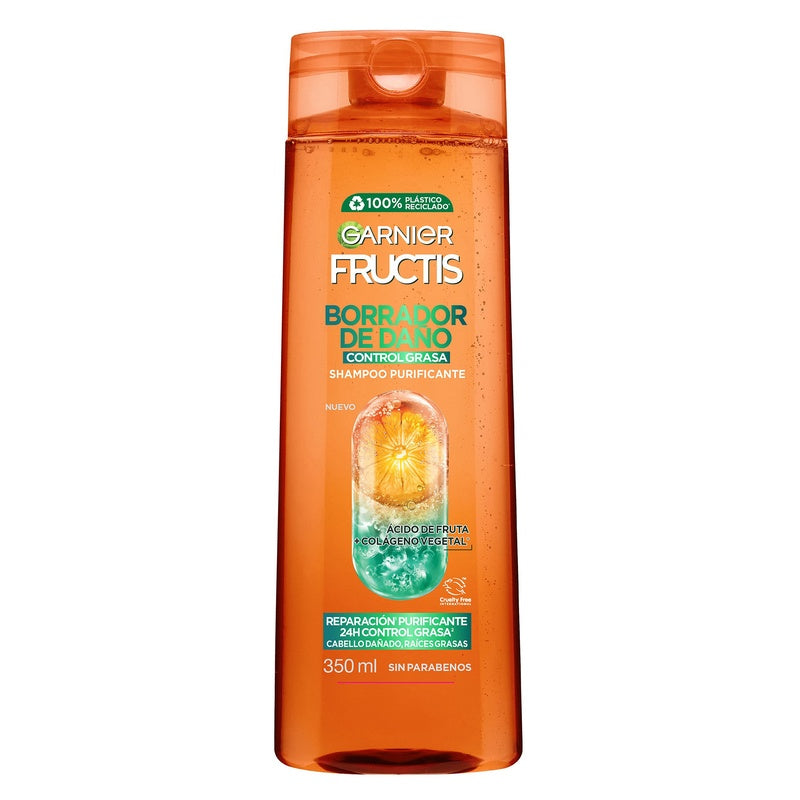 Shampoo Fructis Borrador De Daño 350 Ml 7509552962642