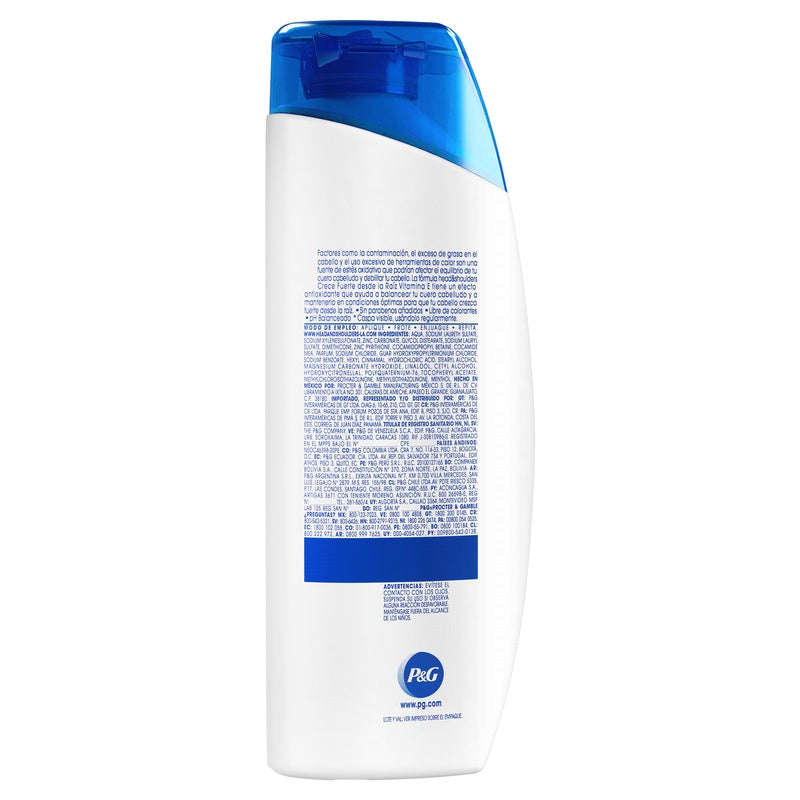 Shampoo Head & Shoulder Crece Fuerte Raiz 180 Ml 7500435159241 perfil 2