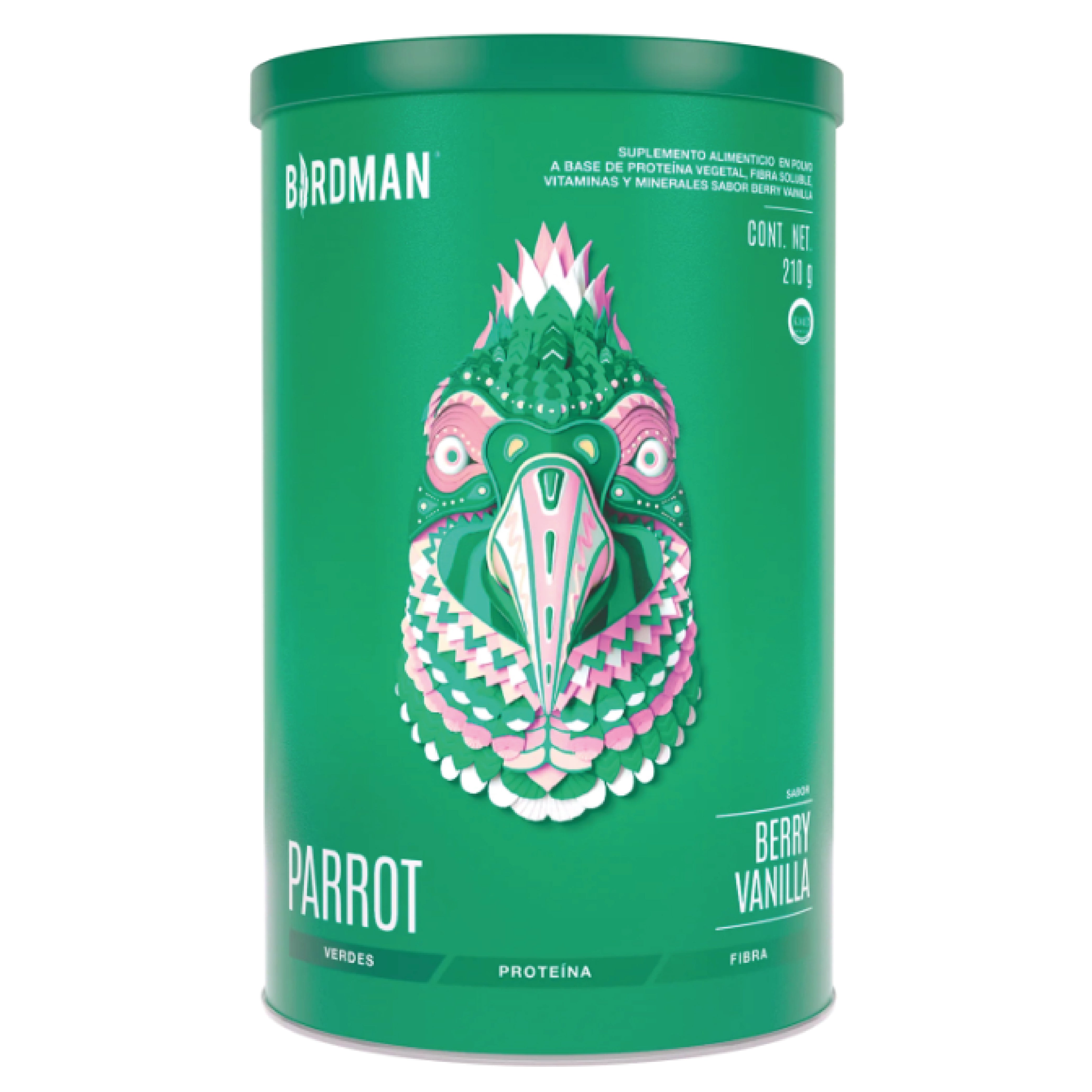 Parrot Proteina Berry Vainilla 210 G Birdman