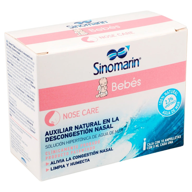 Sinomarin Bebes Nasal Ampolletas 18 X 5 Ml 7502209710160 perfil 2