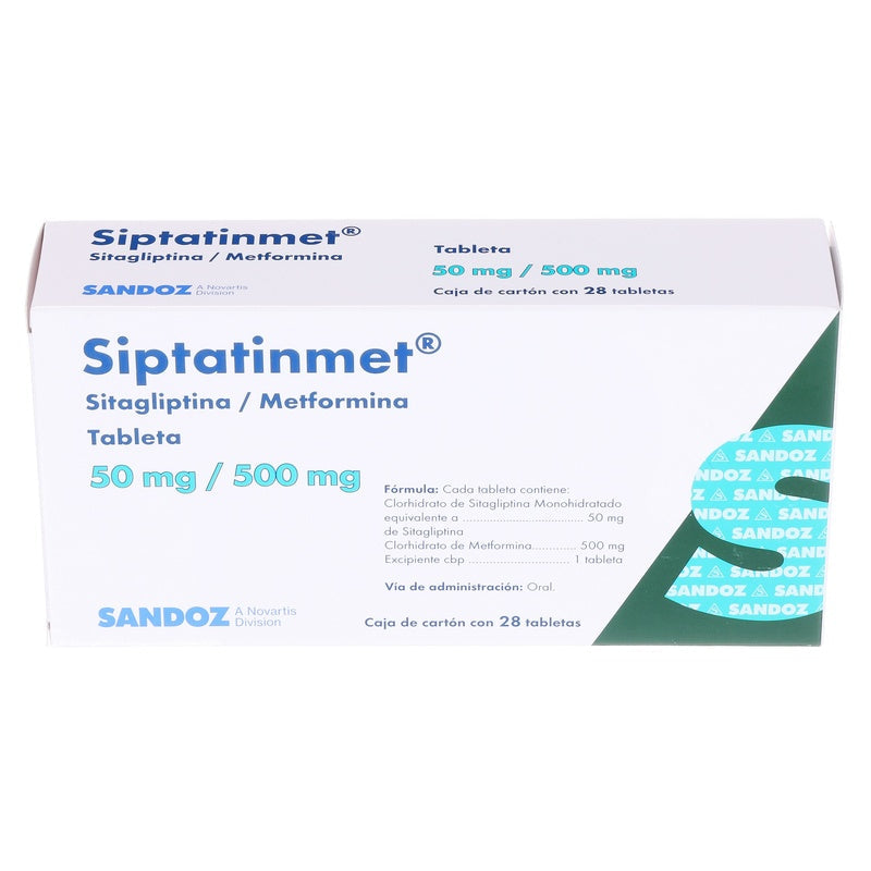 Siptatinmet 50/500 Mg Con 28 Tabletas 7502216935891 perfil 5