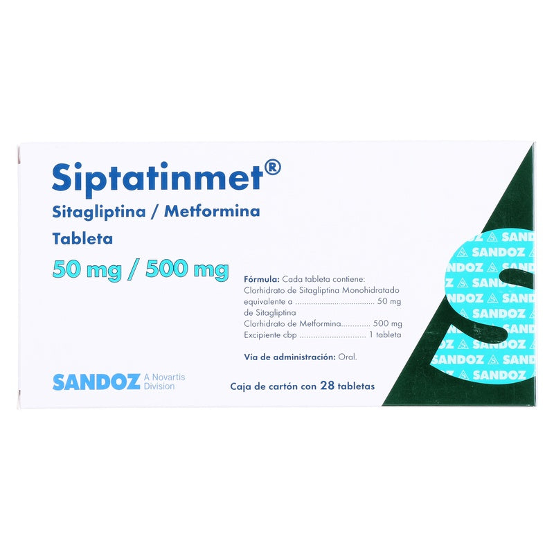 Siptatinmet 50/500 Mg Con 28 Tabletas 7502216935891 perfil 6
