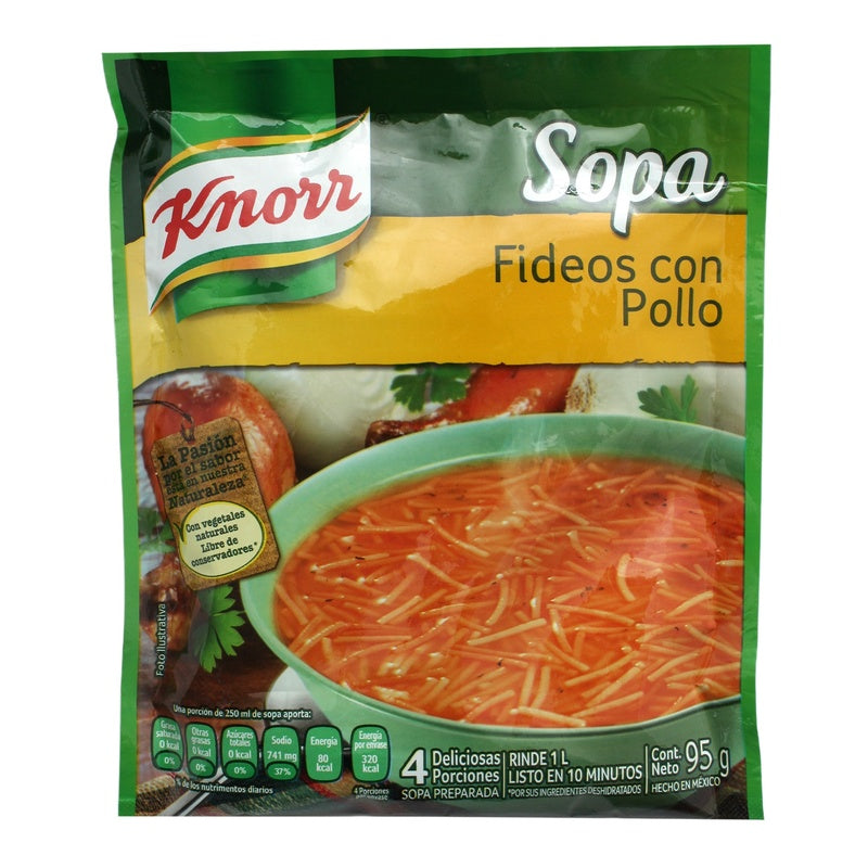 Sopa Instantanea Knorr Fideos Con Pollo 95 G 7501005129930 perfil 2
