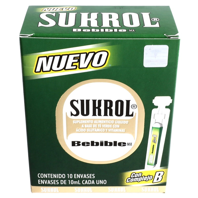Sukrol Suplemento Alimenticio Liquido Con 10 Envases 10 Ml 675873002125 perfil 3