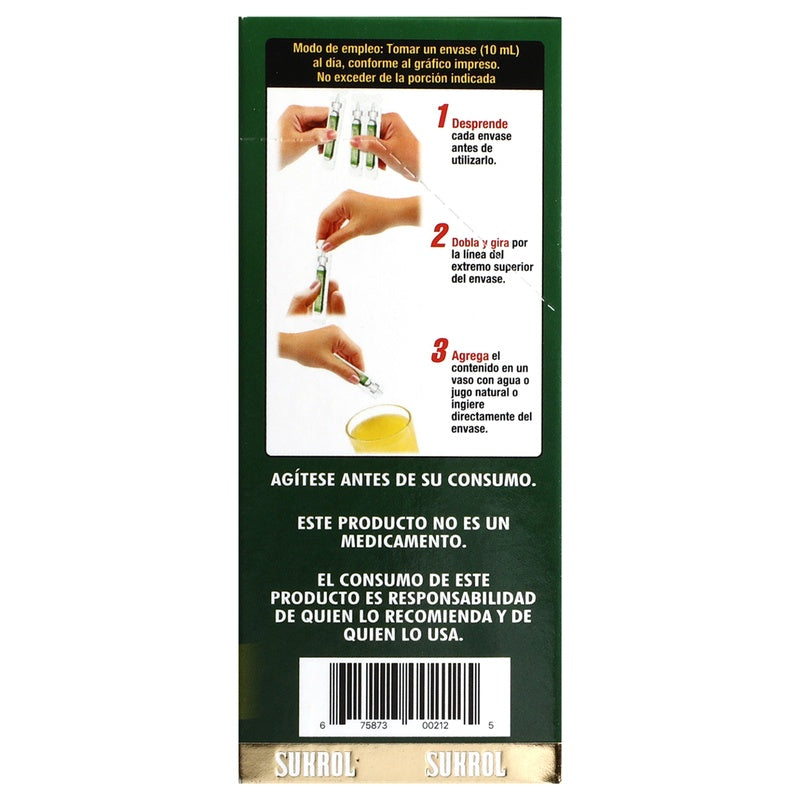 Sukrol Suplemento Alimenticio Liquido Con 10 Envases 10 Ml 675873002125 perfil 6