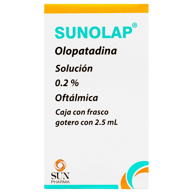 Sunolap (Olopatadina) 0.2% Gotero 2.5 Ml 7506384300208 perfil 4