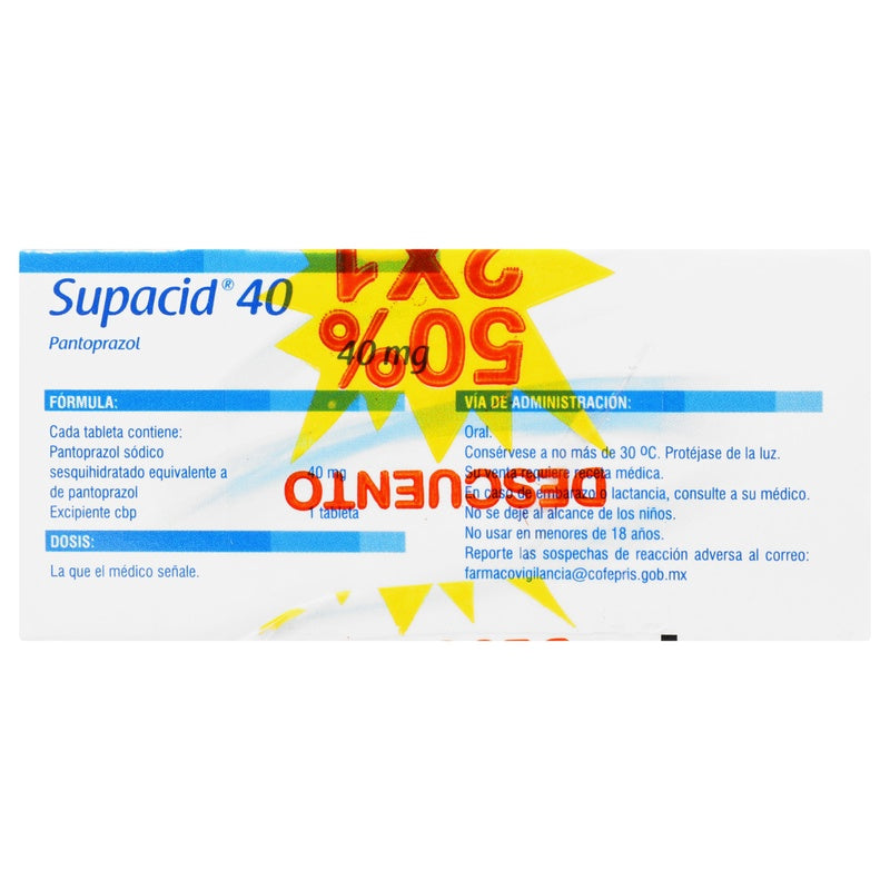 Supacid 40 Mg Con 14 Grageas 1+1 7501125163661 perfil 7