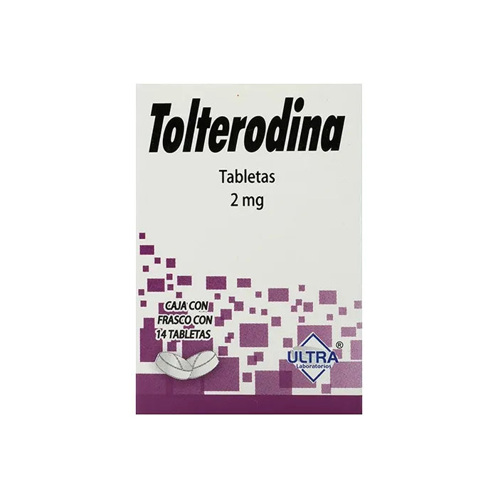 Tolterodina 2 Mg Con 14 Tabletas Ultra