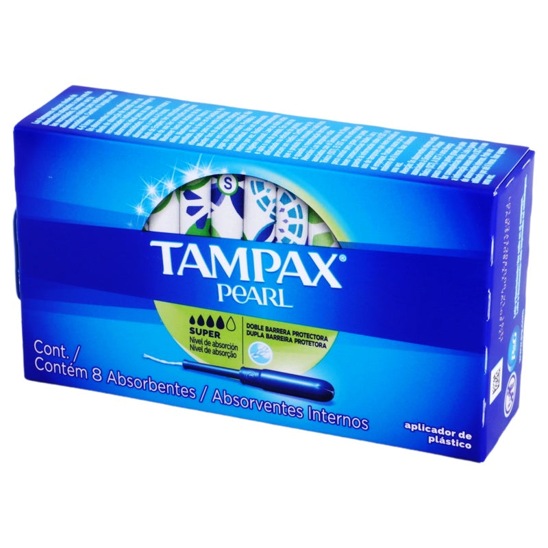 Tampones Tampax Pearl Super Absorbentes Con 8 Piezas 7506295369387 perfil 2