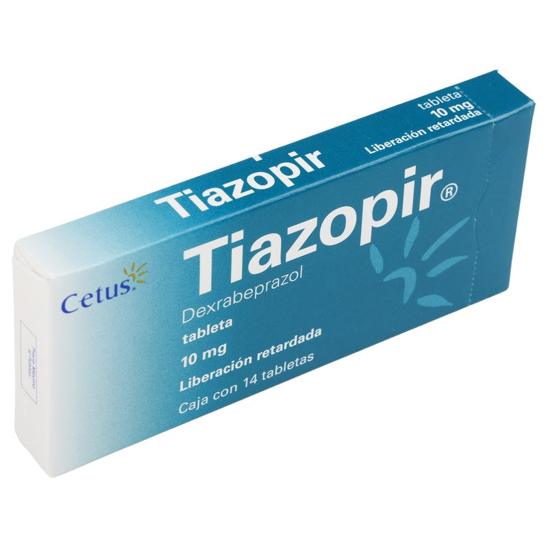 Tiazopir 10 Mg Con 14 Tabletas Liberacion Rapida 7501314704064 perfil 2