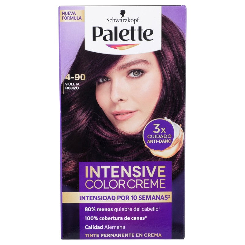 Tinte Palette Color Crema Violeta Rojizo 4-90 7702045554144