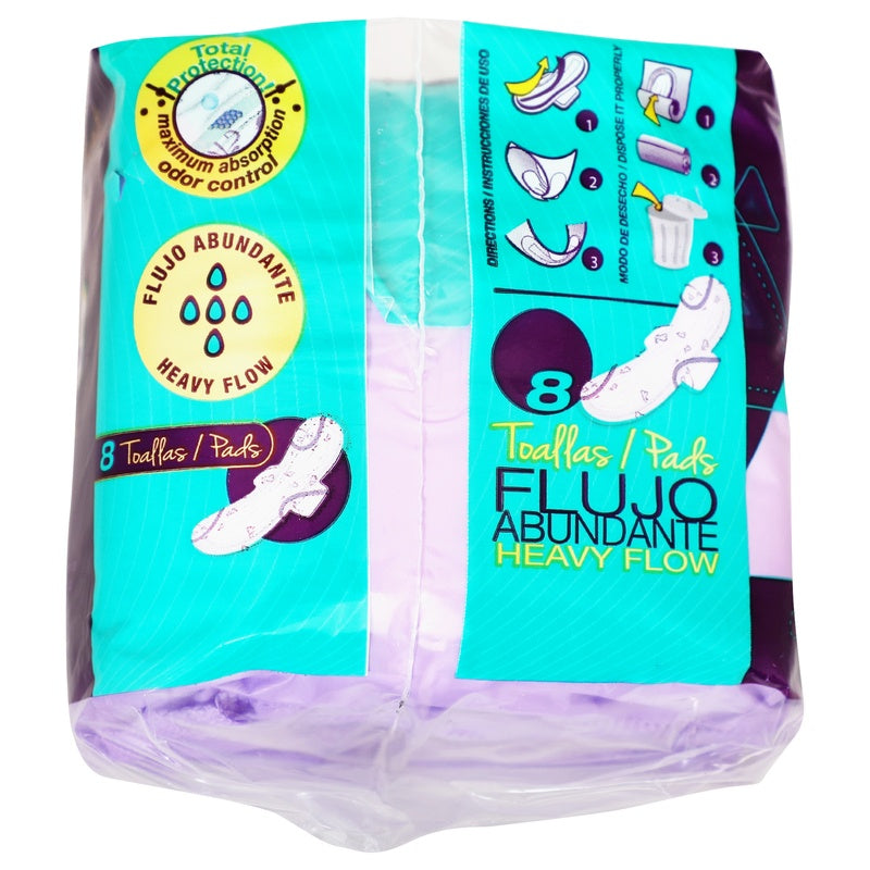 Toallas Sanitarias Stela Nocturna Flujo Abundante Con Alas Con 8 Piezas 619585300551 perfil 5