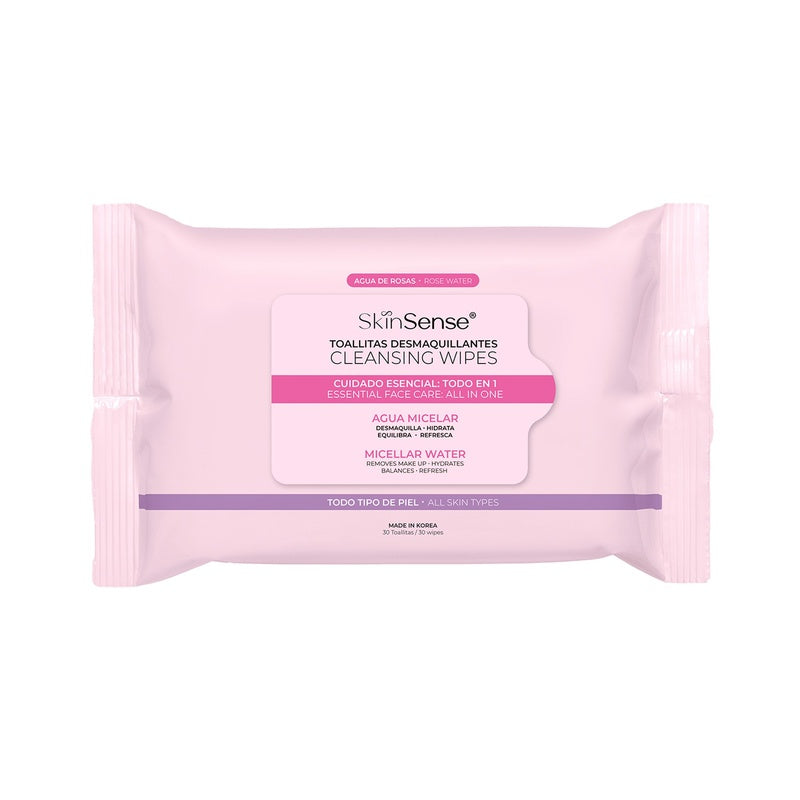Toallitas Desmaquillantes Skin Sense Agua Rosa Con 25 7503015905467 perfil 2