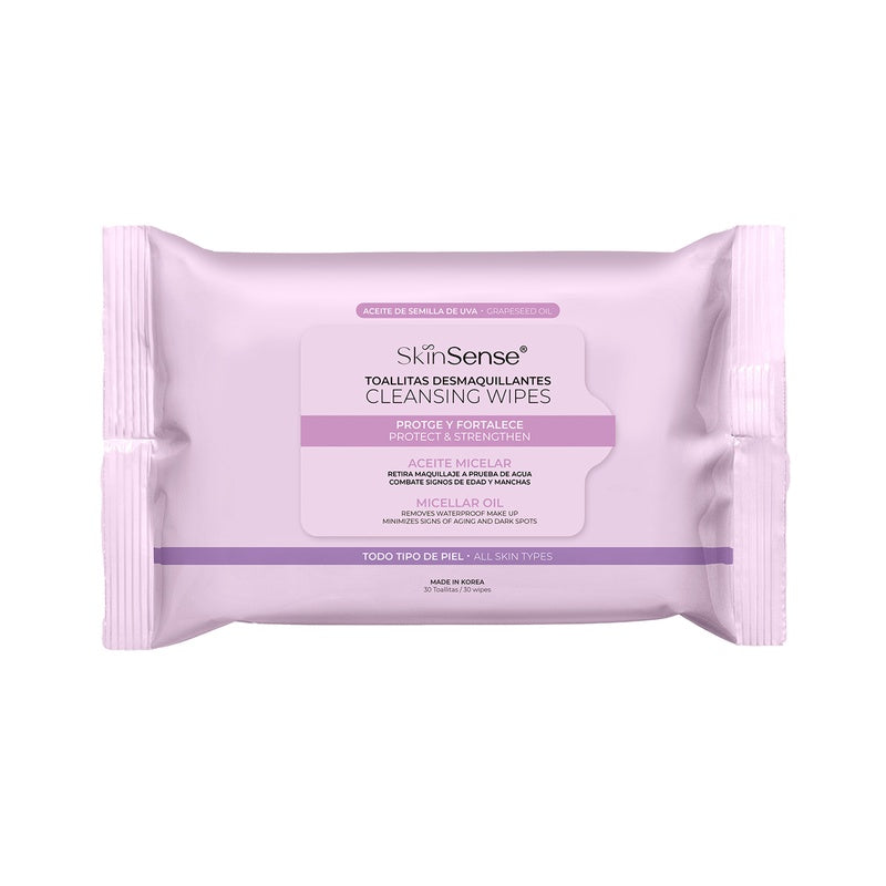 Toallitas Desmaquillantes Skin Sense Semilla Uva Con 25 Piezas 7503015905474 perfil 3