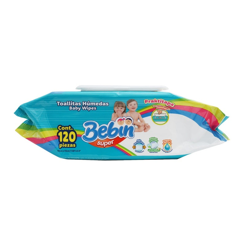 Toallitas Humedas Bebin Super Con 120 Piezas 619585107013 perfil 11