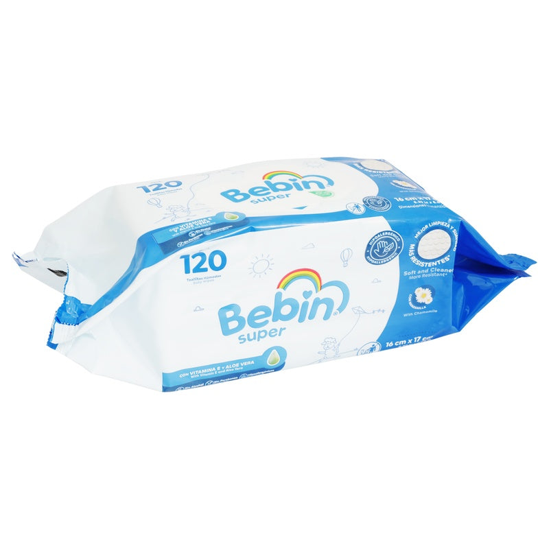 Toallitas Humedas Bebin Super Con 120 Piezas 619585107013 perfil 5