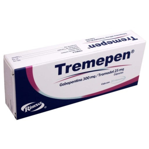 Tremepen 300/25 Mg Con 20 Capsulas 7501250838236 perfil 2