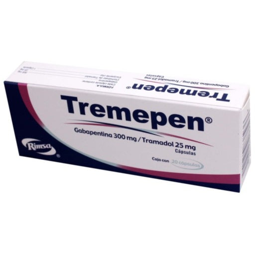 Tremepen 300/25 Mg Con 20 Capsulas 7501250838236 perfil 3