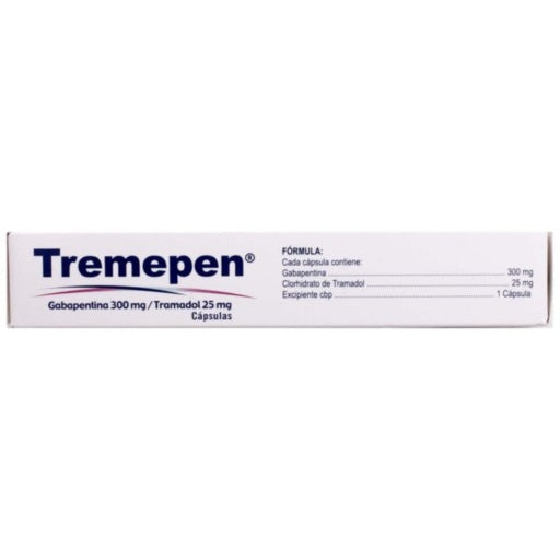 Tremepen 300/25 Mg Con 20 Capsulas 7501250838236 perfil 4