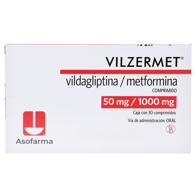 Vilzermet 50/1000 Mg Con 30 Comprimidos 7730766001067 perfil 7