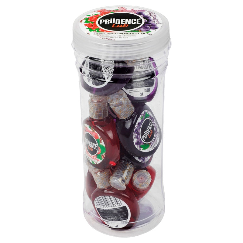 Vitrolero Lubricante Prudence Grosella - Uva Con 10 Piezas 7502214980527 perfil 4