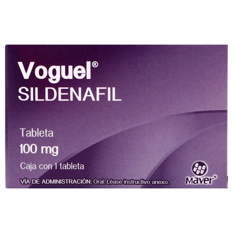 Voguel (Sildenafil) 100 Mg Con 1 Tableta 7502009744914 perfil 4