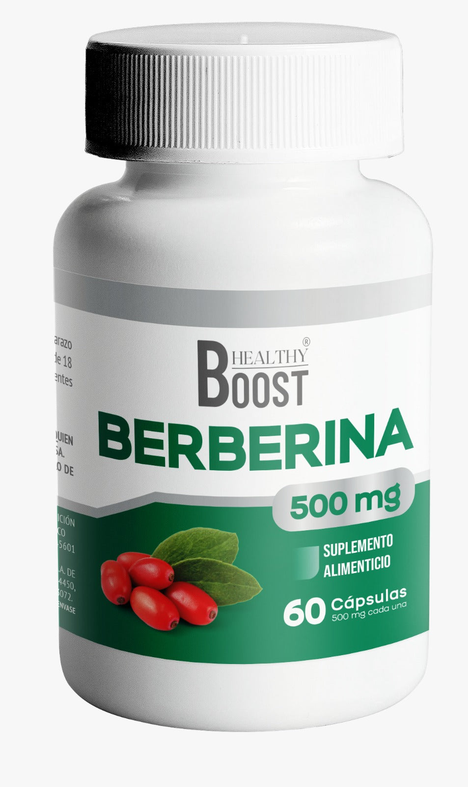 Berberina 500 Mg Con 60 Capsulas Healthy Boost