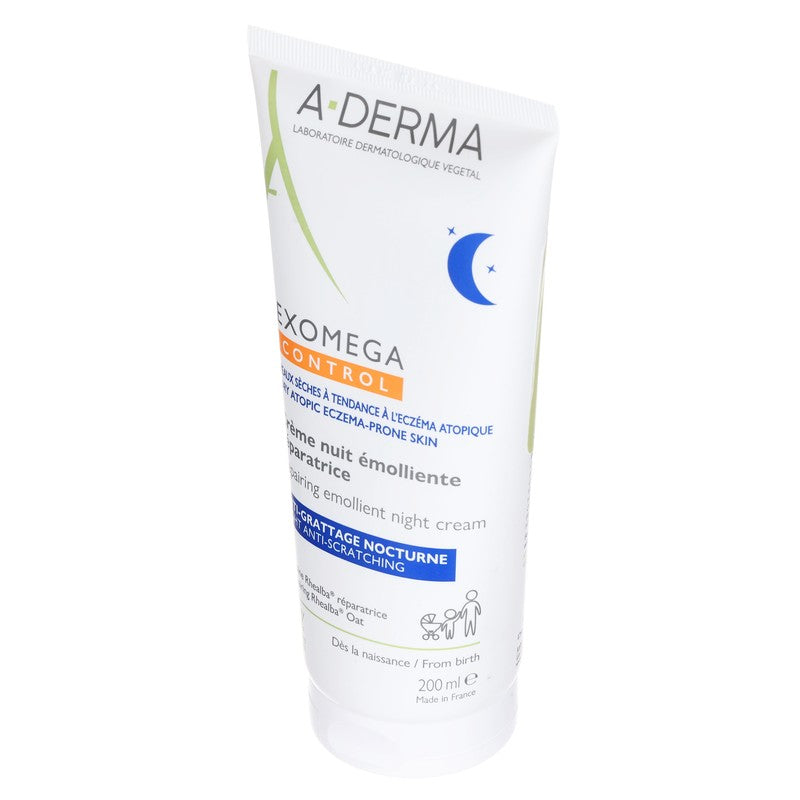 A-Derma Exomeg Crema Emoliente De Noche 200Ml