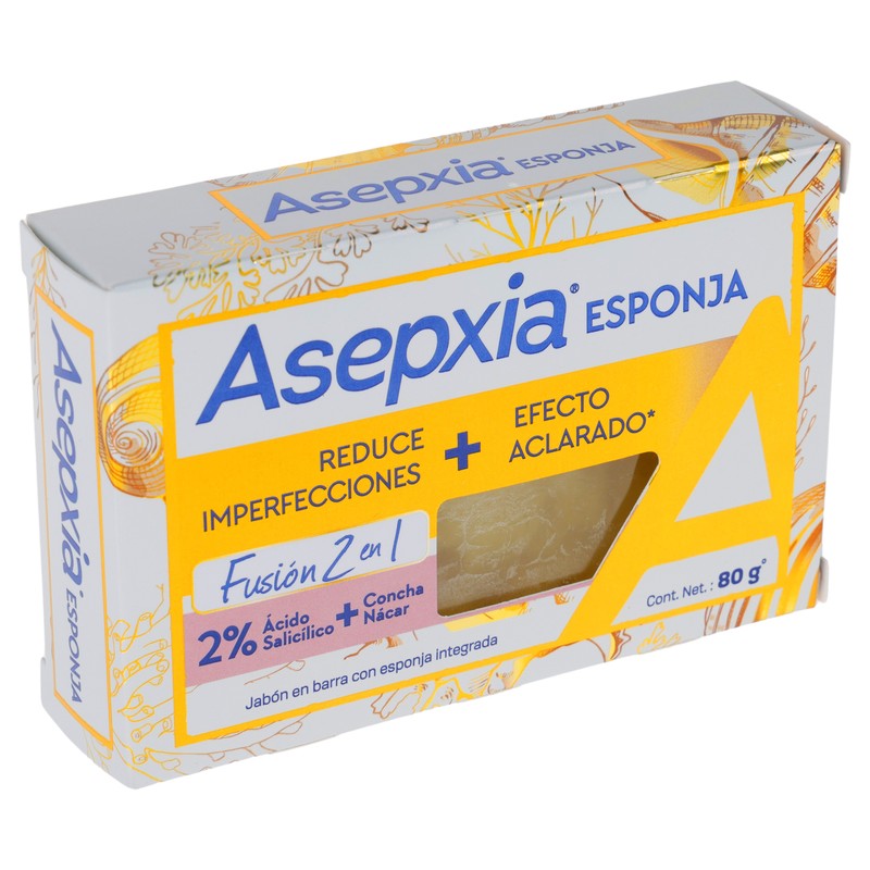 Asepxia Esponja Fusion 2 En 1 Jabon 80 G 650240070037 2