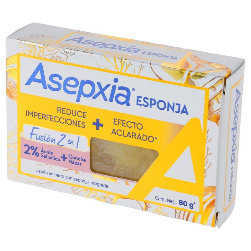 Asepxia Esponja Fusion 2 En 1 Jabon 80 G 650240070037 4