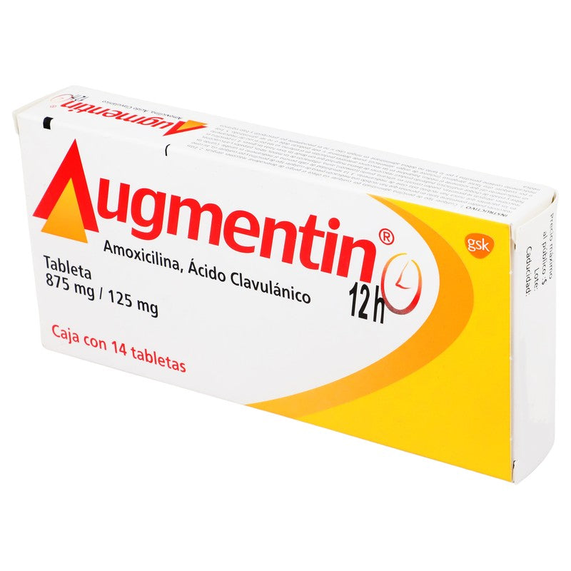Augmentin 875125 Mg 12 H Tabletas 7501043100694 3