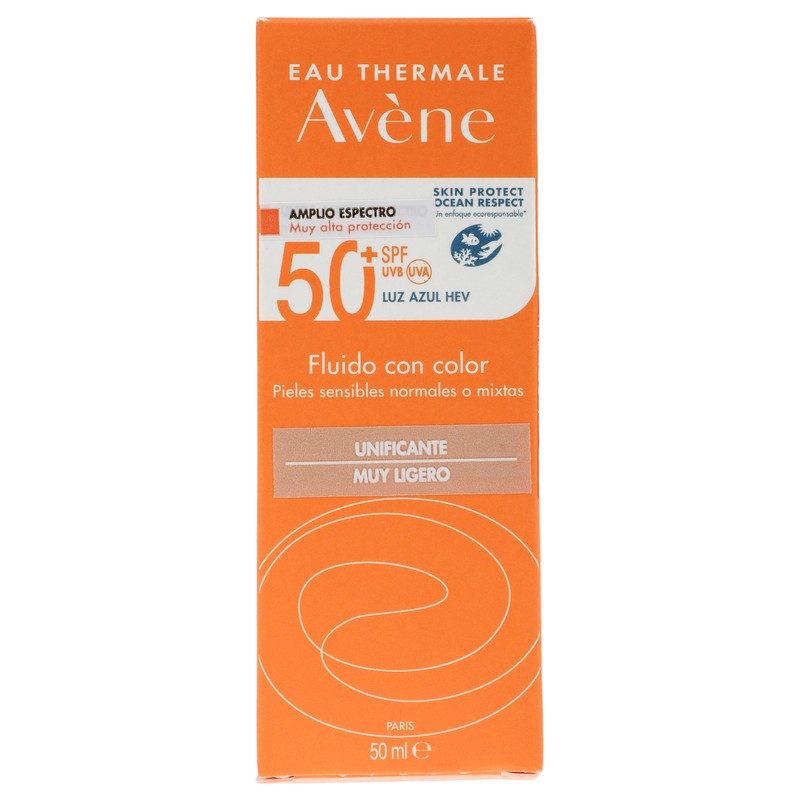 Avene Protector Solar Fluido Con Color 50 Ml 3282770149111