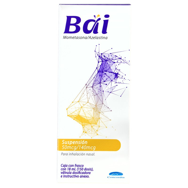 Bai 50140 Mcg Suspension Nasal 18 Ml 7502209710542 7
