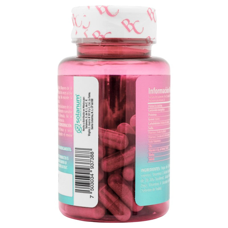 Belacaps Biotina Suplemento Alimenticio Con 50 Capsulas 7503034937388